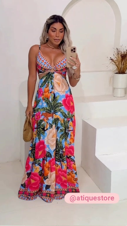 Vestido Longo Fabuloso - Verão 2024
