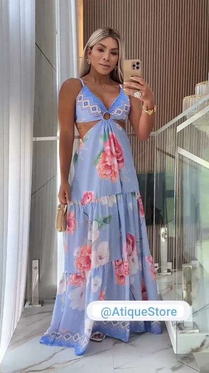 Vestido Longo Fabuloso - Verão 2024
