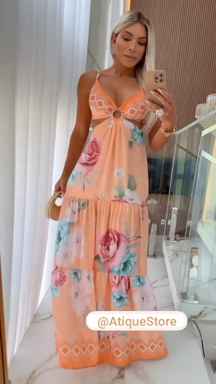 Vestido Longo Fabuloso - Verão 2024