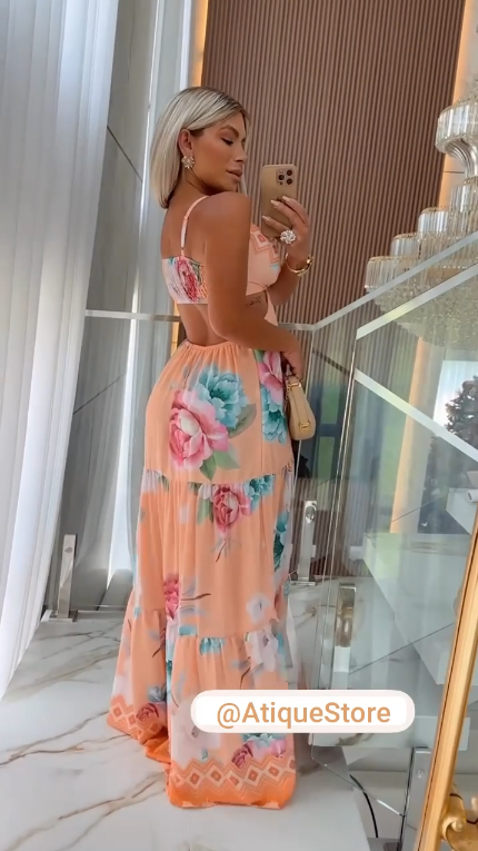 Vestido Longo Fabuloso - Verão 2024