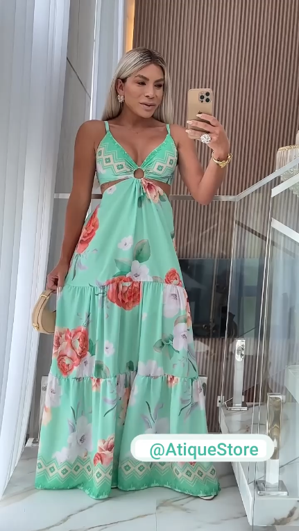 Vestido Longo Fabuloso - Verão 2024