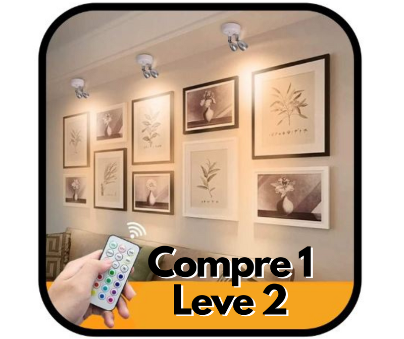LumineGlow® - Spot Flexível de Led Sem fio |  Compre 1 Leve 2