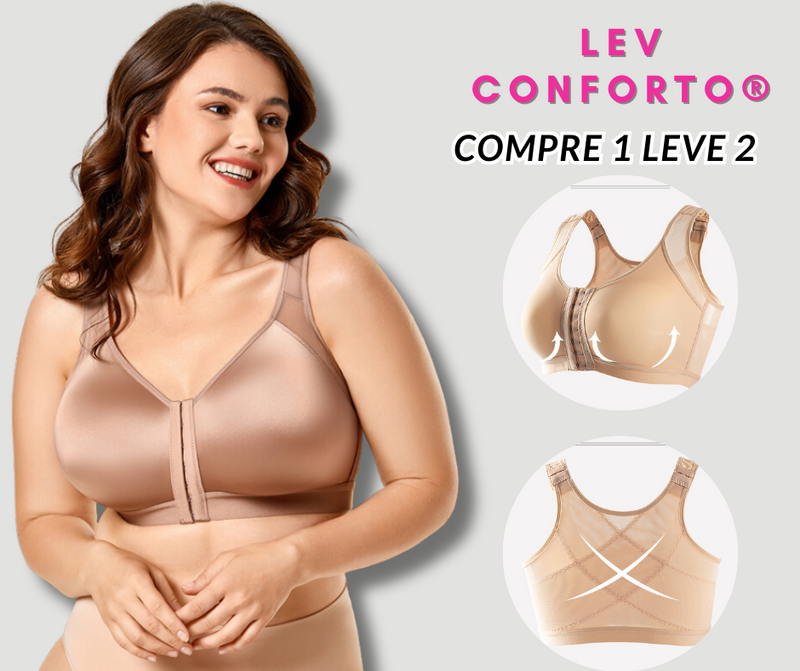 Sutiã LevConforto - Compre 01 e Leve 02 🎁