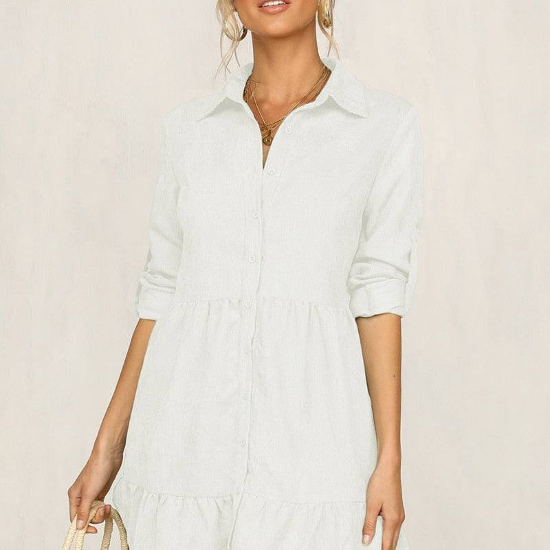 Vestido Chemise Rihanna Branco / P