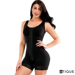 Body Modelador Fecho Triplo Abertura Higiênica - Body Corpus - Atique Store