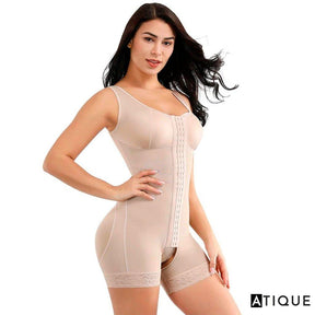 Body Modelador Fecho Triplo Abertura Higiênica - Body Corpus - Atique Store