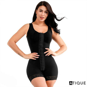 Body Modelador Fecho Triplo Abertura Higiênica - Body Corpus - Atique Store