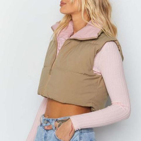 Colete Puffer Dupla-Face - Atique Store
