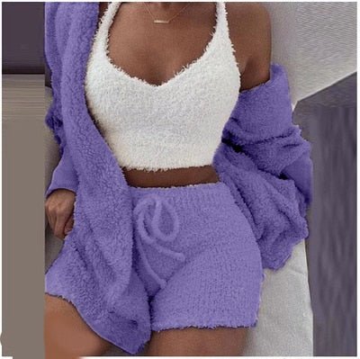 Conjunto Cozy Plush - 03 Peças - Atique Store