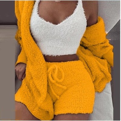Conjunto Cozy Plush - 03 Peças - Atique Store
