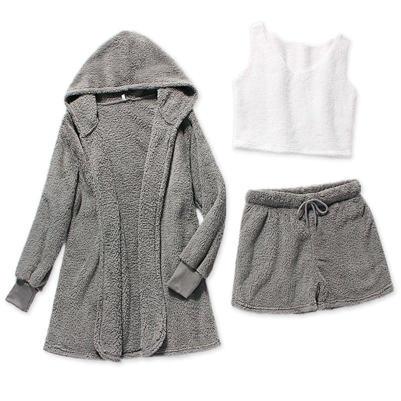 Conjunto Cozy Plush - 03 Peças - Atique Store
