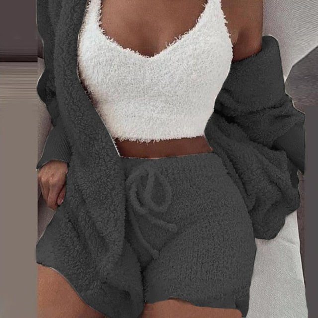 Conjunto Cozy Plush - 03 Peças - Atique Store