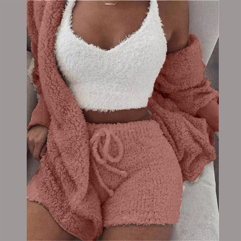 Conjunto Cozy Plush - 03 Peças - Atique Store