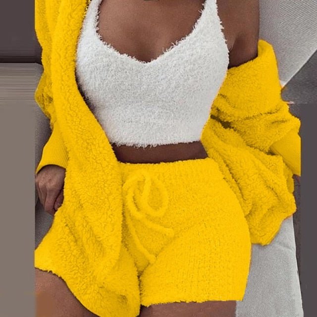 Conjunto Cozy Plush - 03 Peças - Atique Store