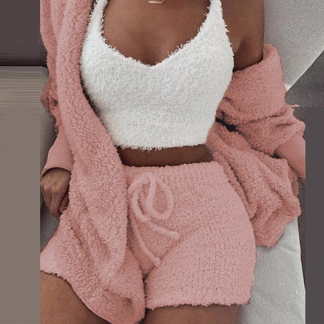 Conjunto Cozy Plush - 03 Peças - Atique Store