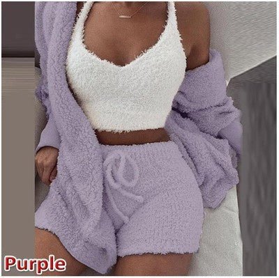 Conjunto Cozy Plush - 03 Peças - Atique Store