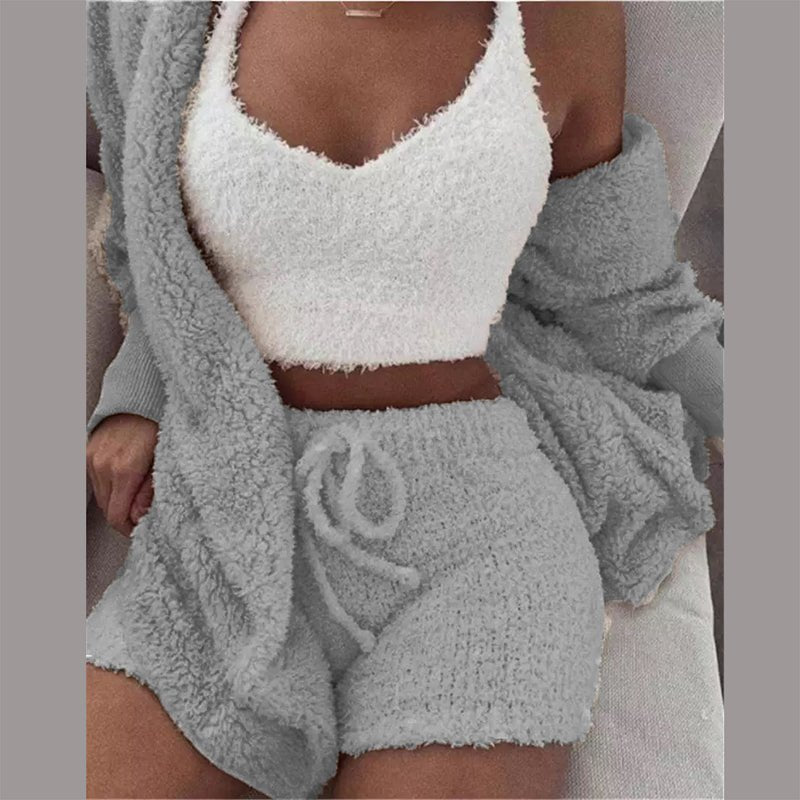 Conjunto Cozy Plush - 03 Peças - Atique Store