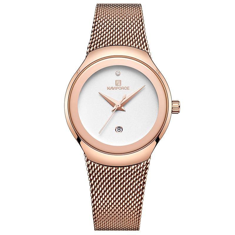 Relógio Feminino Ellegant Quartz - NAVIFORCE® Original - Atique Store