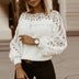 Suéter Feminino com Detalhes em Renda - Atique Store