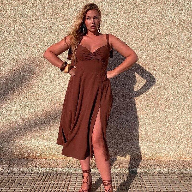 Vestido Midi Layla - Atique Store